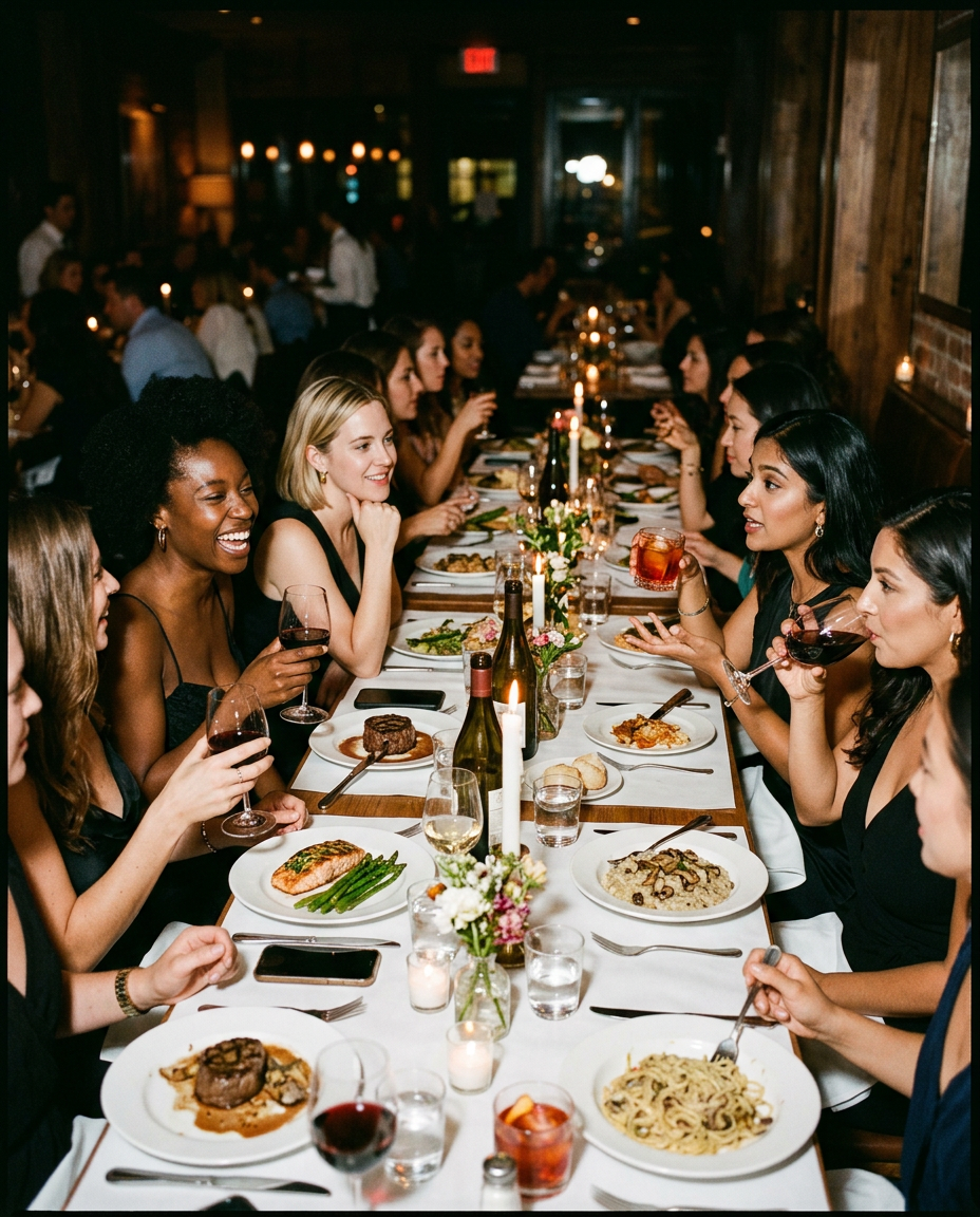 The Elevated Table™ | Curated Dinners for Women Building, Backing & Leading